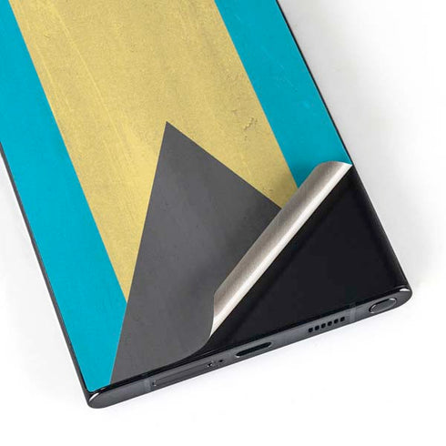 Bahamas Flag Distressed Galaxy S24 Ultra Skin